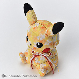 画像集 No.003のサムネイル画像 / 熟練の職人達が「ピカチュウ」を伝統工芸品・江戸木目込み人形で表現。お正月飾り用の付属品がついて税込1万3200円で数量限定販売中
