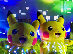 ピカチュウ達による光のパフォーマンス。「ピカチュウ大量発生チュウ!2019」,グランモール公園でのパフォーマンスの映像が公開