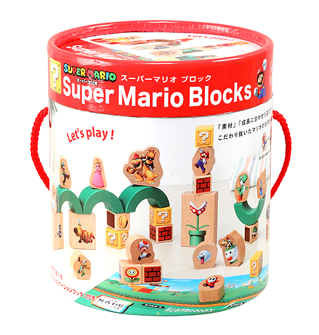 画像集#008のサムネイル/「スーパーマリオ」モチーフの木製知育玩具「Super Mario Coaster」と「Super Mario Blocks」(積み木)が1月11日に発売へ