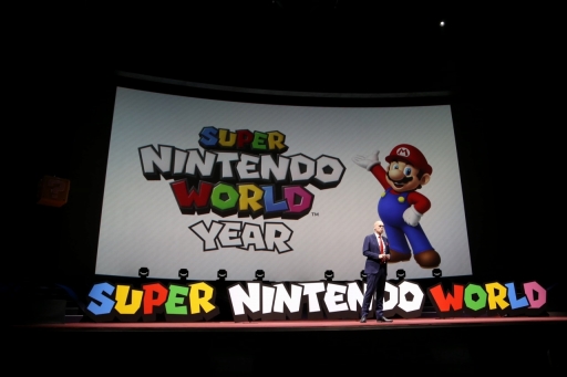 画像集#002のサムネイル/スーパーマリオの世界にシームレスに飛び込める。USJ内「SUPER NINTENDO WORLD」の世界展開や最新技術が紹介されたプレゼンをレポート