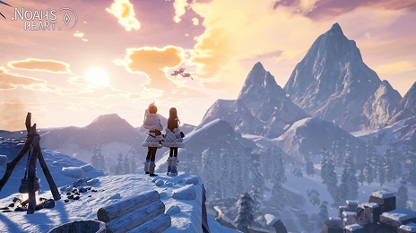 画像集#012のサムネイル/Tencent GamesがMMORPG「&#35834;&#20122;&#20043;&#24515;（Noah's Heart）」を発表。球形をした6400万平方メートルの広さを持つ星を舞台としたオープンワールド