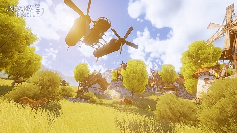 画像集#015のサムネイル/Tencent GamesがMMORPG「&#35834;&#20122;&#20043;&#24515;（Noah's Heart）」を発表。球形をした6400万平方メートルの広さを持つ星を舞台としたオープンワールド