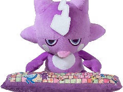 「ポケットモンスター」の“エレズン”をモチーフにしたぬいぐるみ型クッションとアームレストのセットが登場