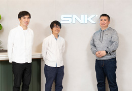 SNKの第2創業期が目指すのは,グローバルTop10のパブリッシャ。そのキーマンとなる3名に,新・SNKの今とこれからを聞いてみる