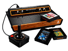 レゴの新セット「Atari 2600」が8月1日に登場。付属のカートリッジを挿入可,ジョイスティックも“実物そっくり”に動かせる