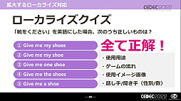 画像集#027のサムネイル/［CEDEC 2022］キャラクターゲームに求められるUI作りとは？ “キャラクターゲームのUI制作と大規模ローカライズ対応の全貌”レポート