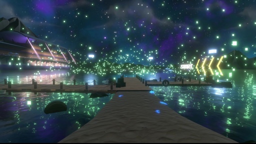 画像集 No.009のサムネイル画像 / TGS 2022のVR会場にボートレース場がオープン! ゲームのように演出されたVR空間をモーターボートで駆け抜けてきた