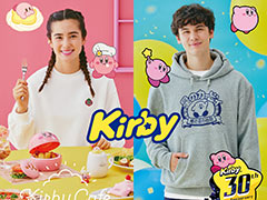 GU,「星のカービィ」コラボアイテムを10月上旬より販売へ。“カービィカフェ”などをテーマにしたラインナップ