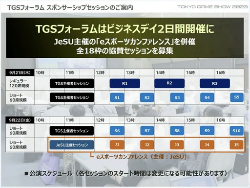 画像集 No.024のサムネイル画像 / 「東京ゲームショウ2023」開催発表会レポート。幕張メッセ全館を使ったリアル会場と配信番組,VRのオンライン開催でかつてない規模のTGSに