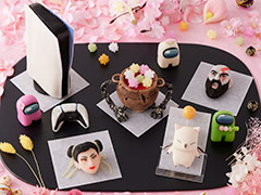 「FF16」よりモーグリなど,PS5作品のキャラが和菓子アートになって登場。ひな祭りにちなんだSIE×オ匠@キャラ菓子氏コラボ