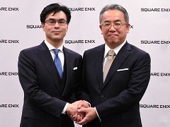 スクウェア・エニックスの松田洋祐氏が退任記者会見。バトンを受け取る桐生隆司氏は「一貫性と柔軟性」をもって組織の進化を目指すと語る