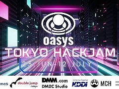 Oasys,ブロックチェーンゲームをテーマにした賞金総額6万5000ドルのハッカソン「Oasys TOKYO HACKJAM」を6月23日から開催