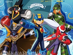 カプコンカフェ,「ロックマンエグゼ」シリーズコラボ試食会レポート。バトルフィールドを再現したフードメニューなどユニークな品がラインナップ