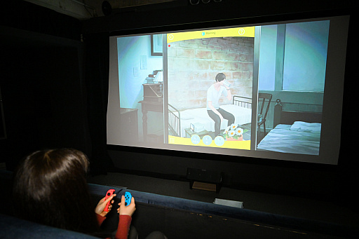 画像集 No.017のサムネイル画像 / 大スクリーンでゲーム推し活しようぜ！　“レンタルシアター”の165インチ画面で至高のひとときを味わえる時代が来た