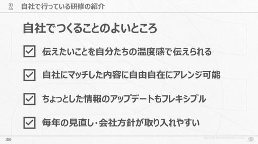 画像集 No.004のサムネイル画像 / 会社が抱える課題と向き合い試行錯誤すること。サイバーコネクトツー式「会社を成長させる」研修プログラムの作り方［CEDEC 2024］