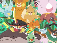 ポケモンのアニメシリーズ「POKÉTOON」の新作が本日から8週連続で公開予定。第1弾は「パモパモットパーモット!」
