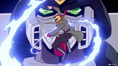 画像集 No.009のサムネイル画像 / 「機動武闘伝Gガンダム外伝 英雄変生」第1話を公開。覆面のGファイター「シュバルツ・ブルーダー」の新作エピソードが語られる