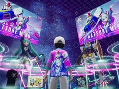 初音ミクとのコラボライブも楽しめる。「ガンダムメタバース 第3回期間限定オープン」が現在開催中