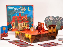 会話禁止の協力型ボードゲーム「クワイエットハウス」,日本語版を5月31日に発売。限られた情報をもとに,彫像の正しい配置を推理しよう